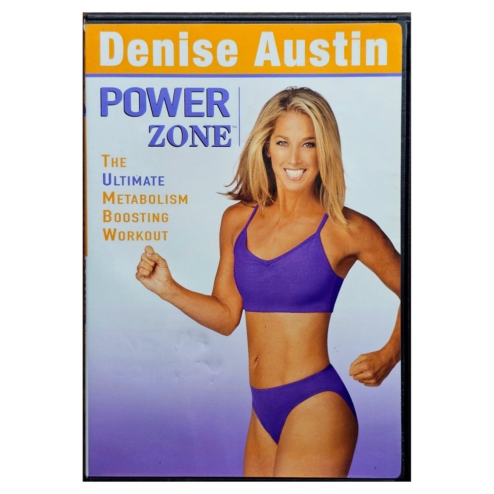 Denise Austin Power Zone Metabolism Boosting Workout DVD Fitness Exercise Disc